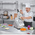 Food Processor & Vegetable Chopper w/ 6 Blades Food-Grade Stainless Steel