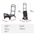 Aluminum Hand Truck, 2 in 1, 136 kg Max Load Capacity, Heavy Duty Industrial Convertible Folding Hand Truck and Dolly, Utility Cart Converts from Hand Truck to Platform Cart with Rubber Wheels