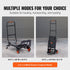 Aluminum Hand Truck, 2 in 1, 136 kg Max Load Capacity, Heavy Duty Industrial Convertible Folding Hand Truck and Dolly, Utility Cart Converts from Hand Truck to Platform Cart with Rubber Wheels