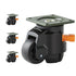 Leveling Casters Set of 4 Heavy Duty 360° Swivel Wheels 500kg Capacity