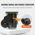 Leveling Casters, Set of 4, 500 kg Total Load Capacity, 50.8 mm, Heavy Duty with Upgraded Handle Design, 360 Degree Swivel Caster Wheels, Adjustable Casters with Feet for Workbench, Machine
