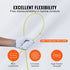 100ft Fiberglass Fish Tape Wire Puller Non-Conductive Cable Tool