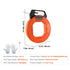 100ft Fiberglass Fish Tape Wire Puller Non-Conductive Cable Tool