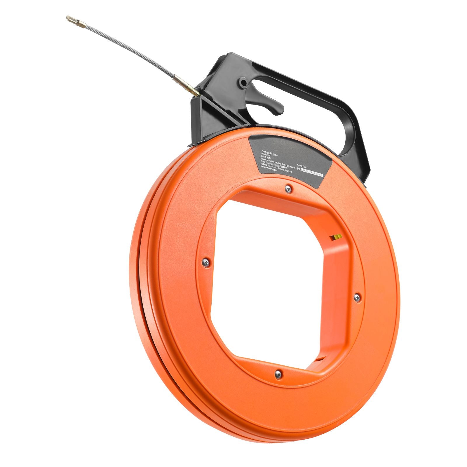 100ft Fiberglass Fish Tape Wire Puller Non-Conductive Cable Tool