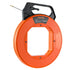 Fish Tape, 100 ft, 3/16-inch, Fiberglass Wire Puller with Optimized Housing and Handle, Easy-to-Use Cable Puller Tool, Flexible Wire Fishing Tools for Wall and Electrical Conduit, Non-Conductive