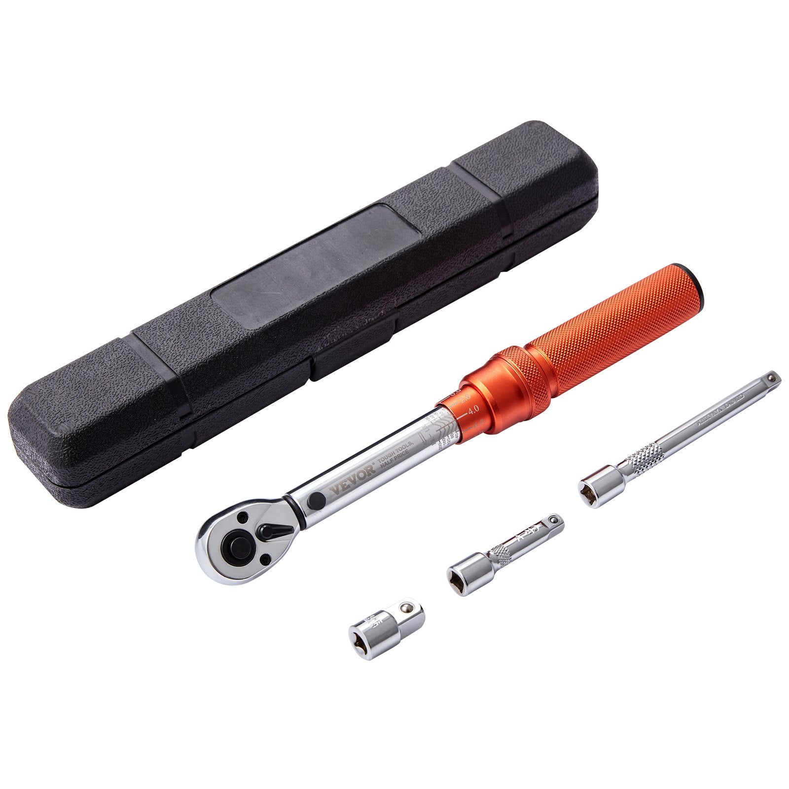 Torque Wrench Adjustable Torque Wrench 1/4" Drive 20-200in.lb/2.3-23Nm