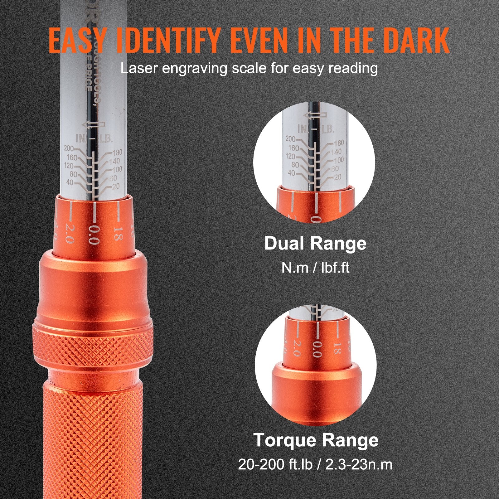 Torque Wrench Adjustable Torque Wrench 1/4