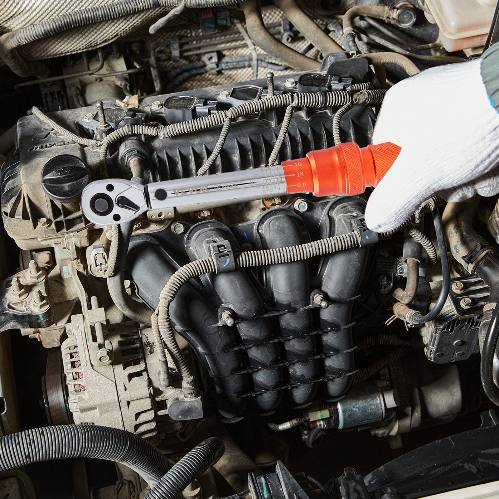 Torque Wrench Adjustable Torque Wrench 1/4