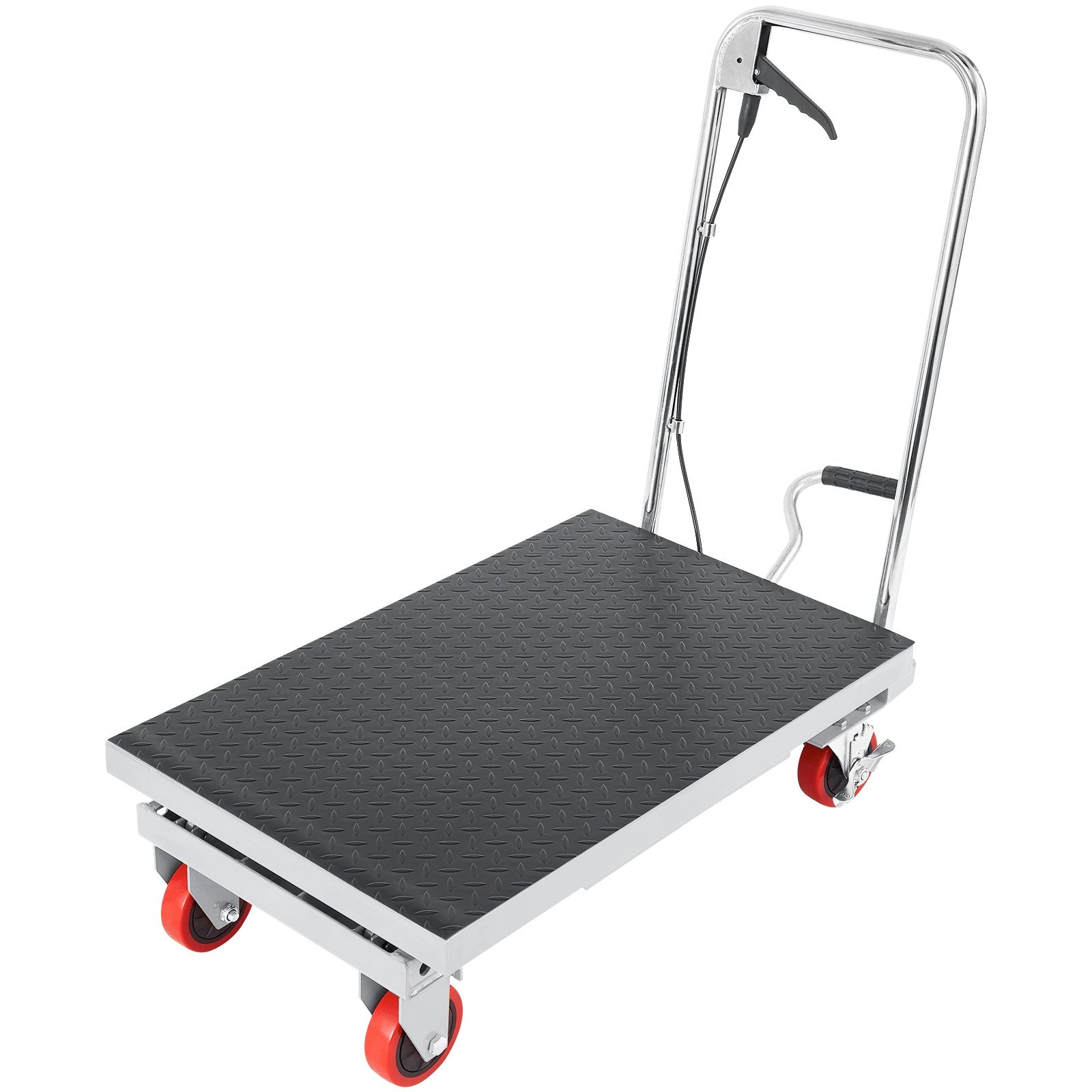Hydraulic Lift Table Cart, 500lbs Capacity 28.5