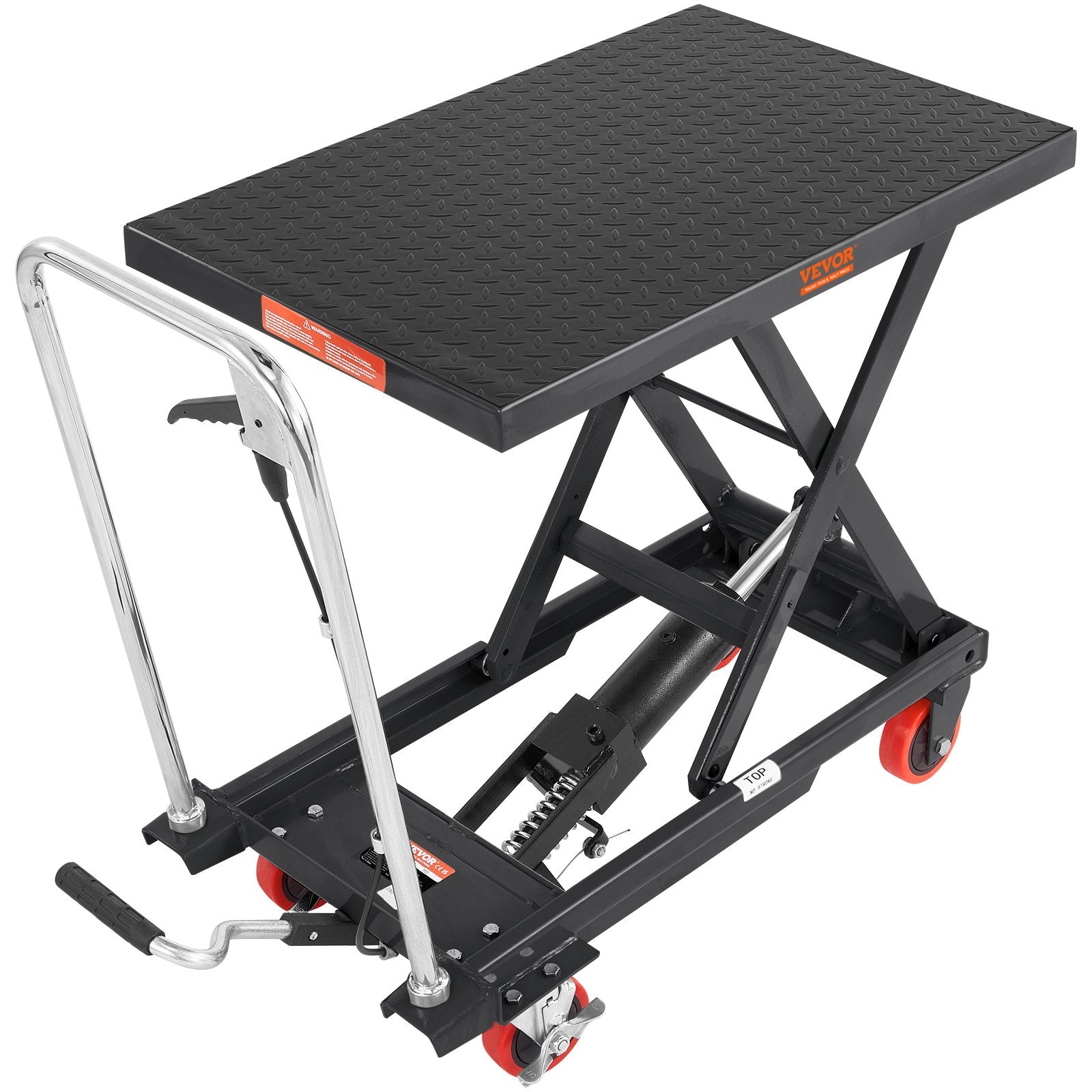 Hydraulic Lift Table Cart, 330lbs Capacity 28.5