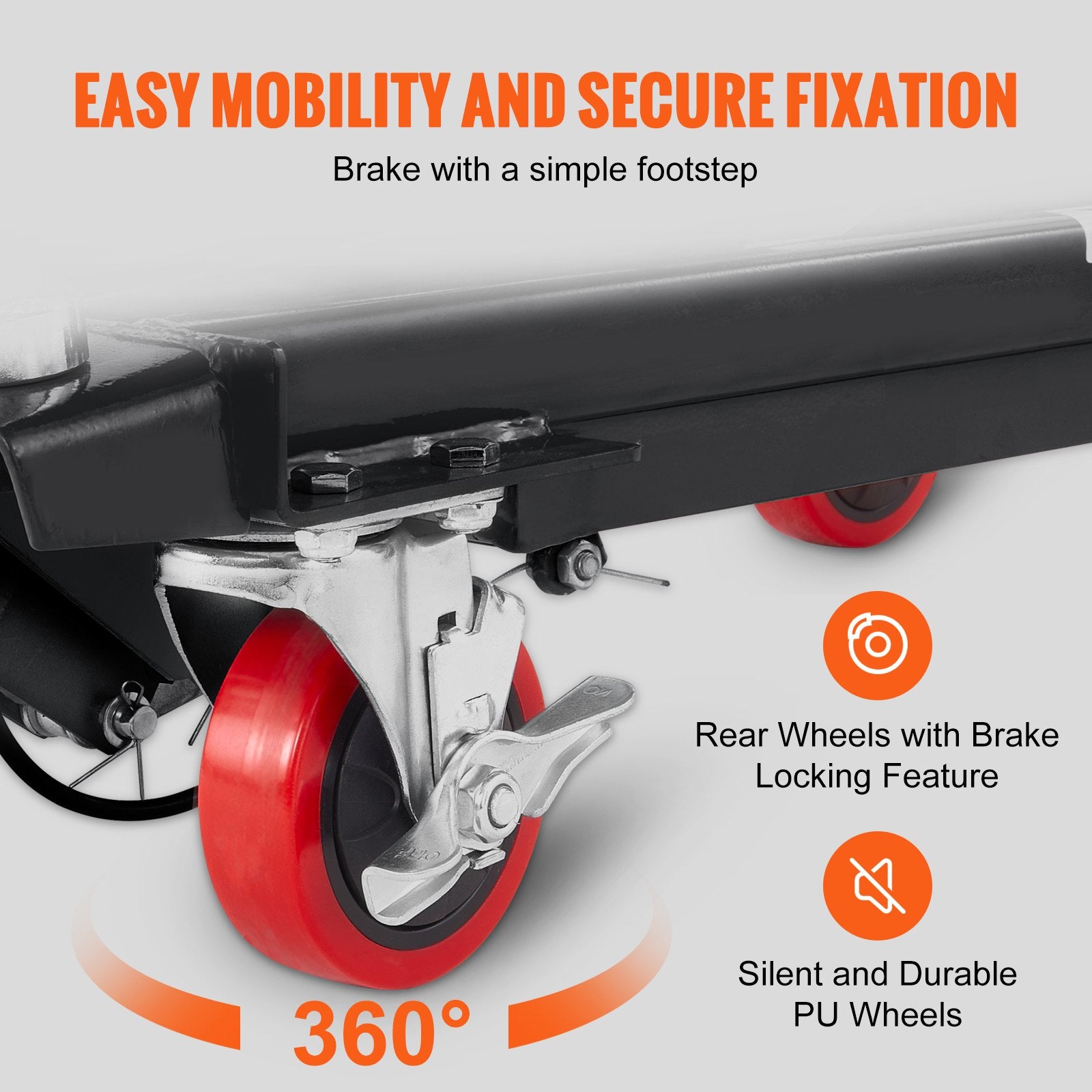 Hydraulic Lift Table Cart, 330lbs Capacity 28.5