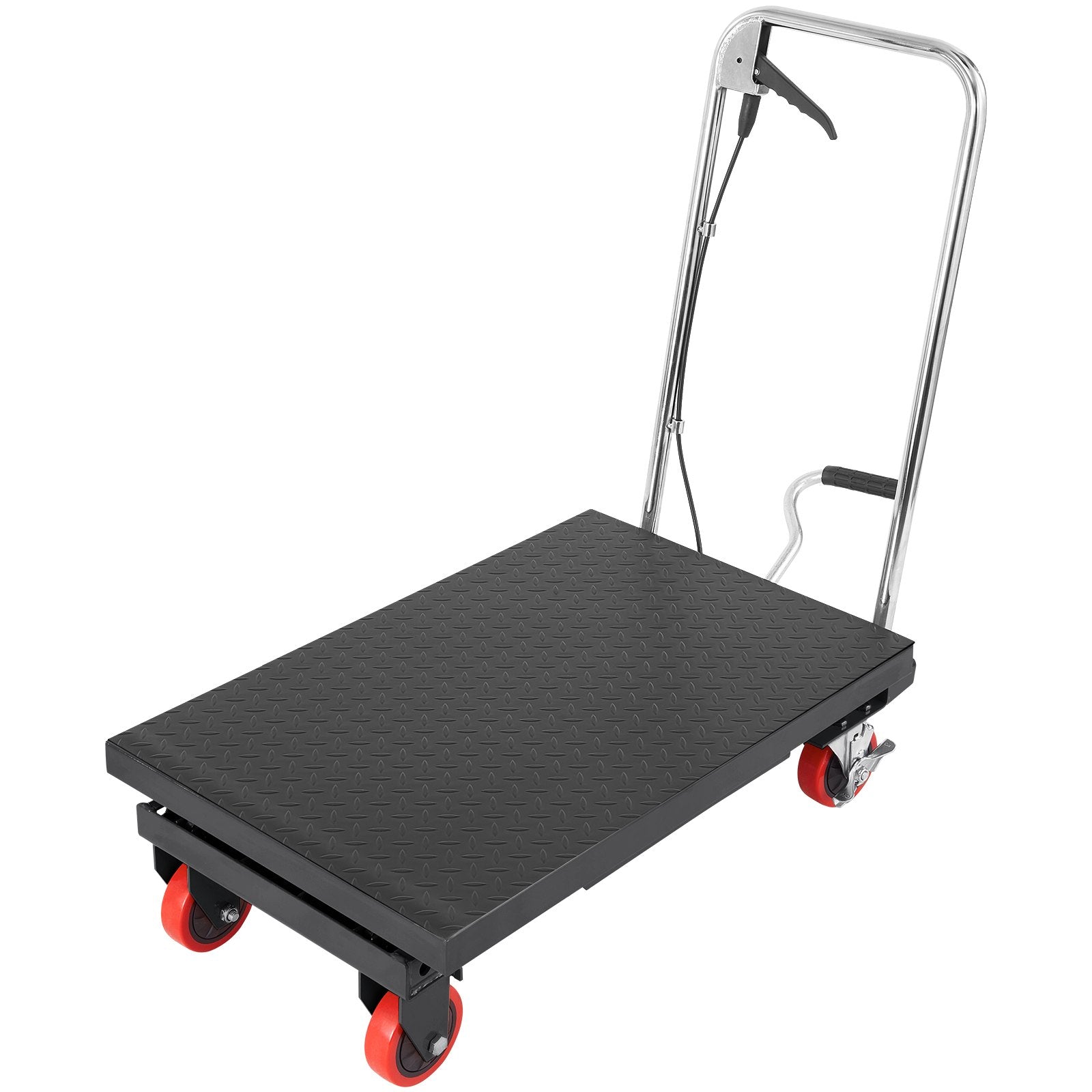Hydraulic Lift Table Cart, 330lbs Capacity 28.5