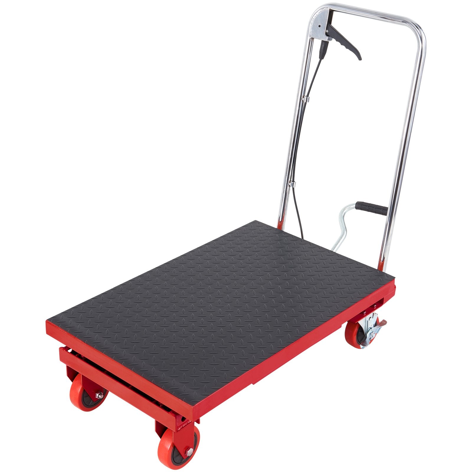 Hydraulic Lift Table Cart, 330lbs Capacity 28.5