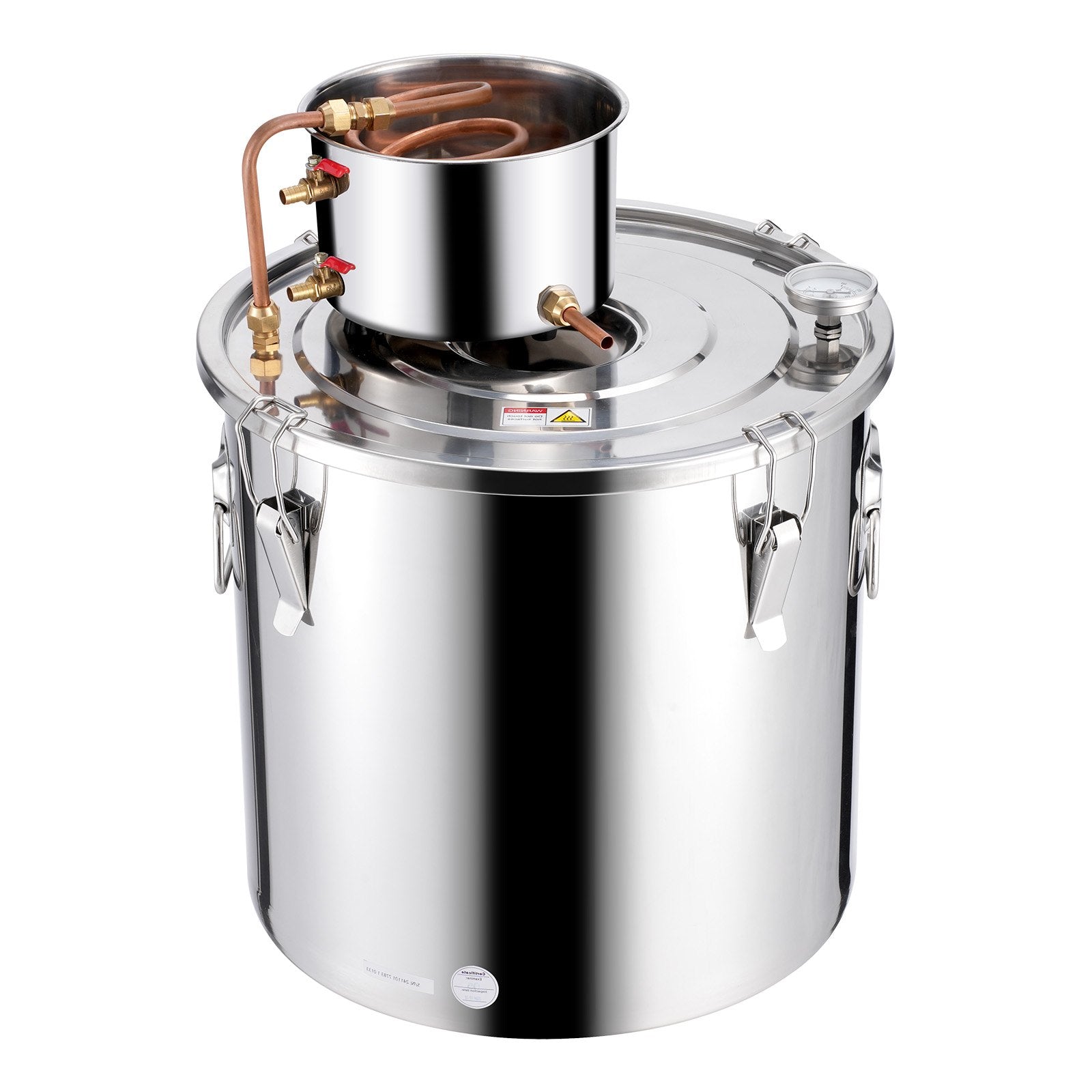 Moonshine Still 13 Gal Water Alcohol Distiller Brewing Kit Stainless Steel