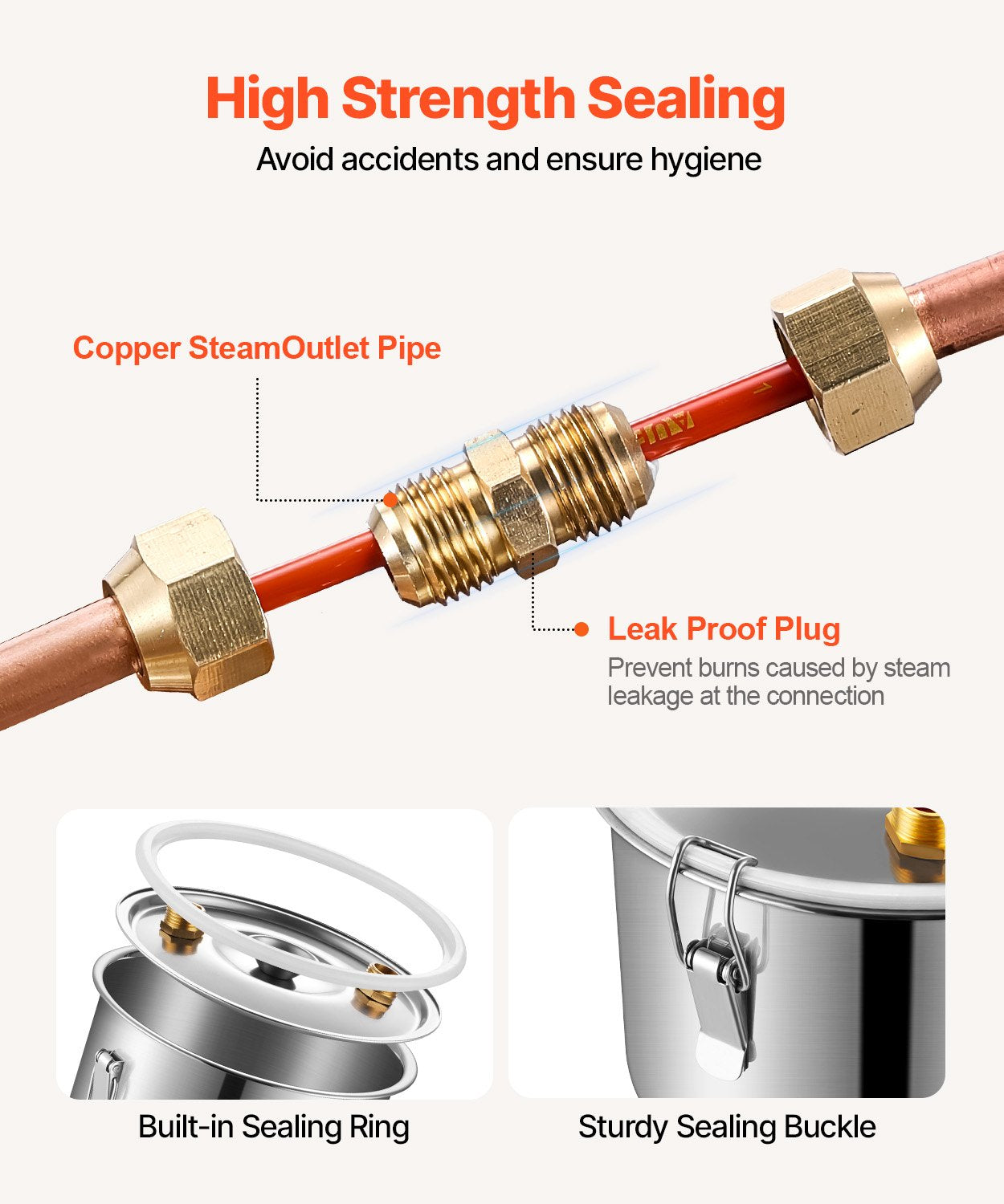 Moonshine Still 13 Gal Water Alcohol Distiller Brewing Kit Stainless Steel