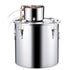 Moonshine Still 13 Gal Water Alcohol Distiller Brewing Kit Stainless Steel