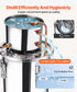 VEVOR Moonshine Still 3 Gal Water Alcohol Distiller Brewing Kit Stainless Steel