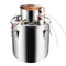 VEVOR Moonshine Still 8 Gal Water Alcohol Distiller Brewing Kit Stainless Steel