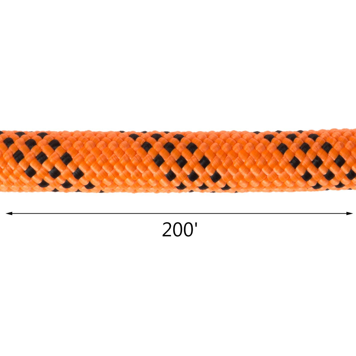 1/2 Inch Double Braid Polyester Rope 200ft Nylon Core Pulling Rope Outdoor