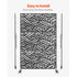 47" x 72" Metal Outdoor Privacy Screen 3 Panel Freestanding Divider