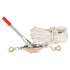 Rope Puller, 3/4 Ton Pulling Capacity, with 30.48 m of 15 mm dia. Rope, 2 Hook, Come Along Winch, Heavy Duty Ratchet Power Puller Tool for Moving Boats, Securing Items, Transporting Logs
