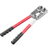 VEVOR Battery Cable Lug Crimping Tool, 10-1/0AWG with Cable Cutter and 95PCS Copper Ring Terminals, 6 Wire Sizes Crimping Die and 100pcs Heat Shrink Tubes, for Heavy Duty Wire Lugs