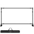 Telescopic Backdrop Banner Stand 8' x 8' Banner Stand Adjustable Step and Repeat Backdrop Banner Stand Retractable Banner Stand with Carrying Bag (8 ft)