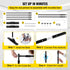 Telescopic Backdrop Banner Stand 8' x 8' Banner Stand Adjustable Step and Repeat Backdrop Banner Stand Retractable Banner Stand with Carrying Bag (8 ft)