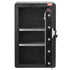 Single Door 3.5 cu.ft Safe Box with Key Lock & Password, Safe Lock Box with Fireproof Bag, Key Rack, LED Light, and 2 Shelves for Money, Documents, Jewelry, and Valuables, Black