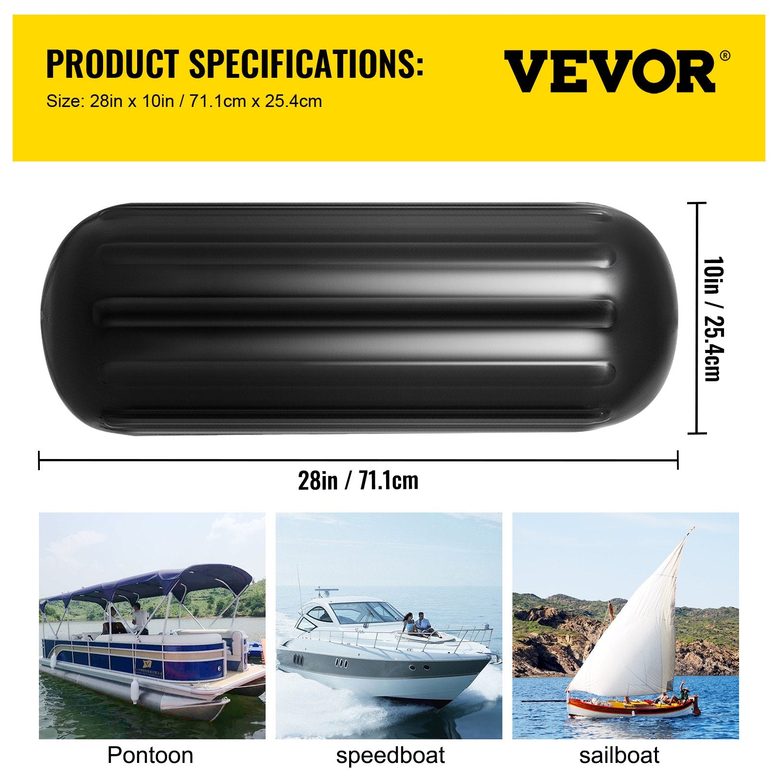VEVOR Boat Fenders, 10