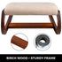 Ergonomic Kneeling Chair Wooden Neck Pain Relief Relieve Fatigue Wood Stool