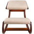 Ergonomic Kneeling Chair Wooden Neck Pain Relief Relieve Fatigue Wood Stool