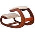 Ergonomic Kneeling Chair Wooden Neck Pain Relief Relieve Fatigue Wood Stool