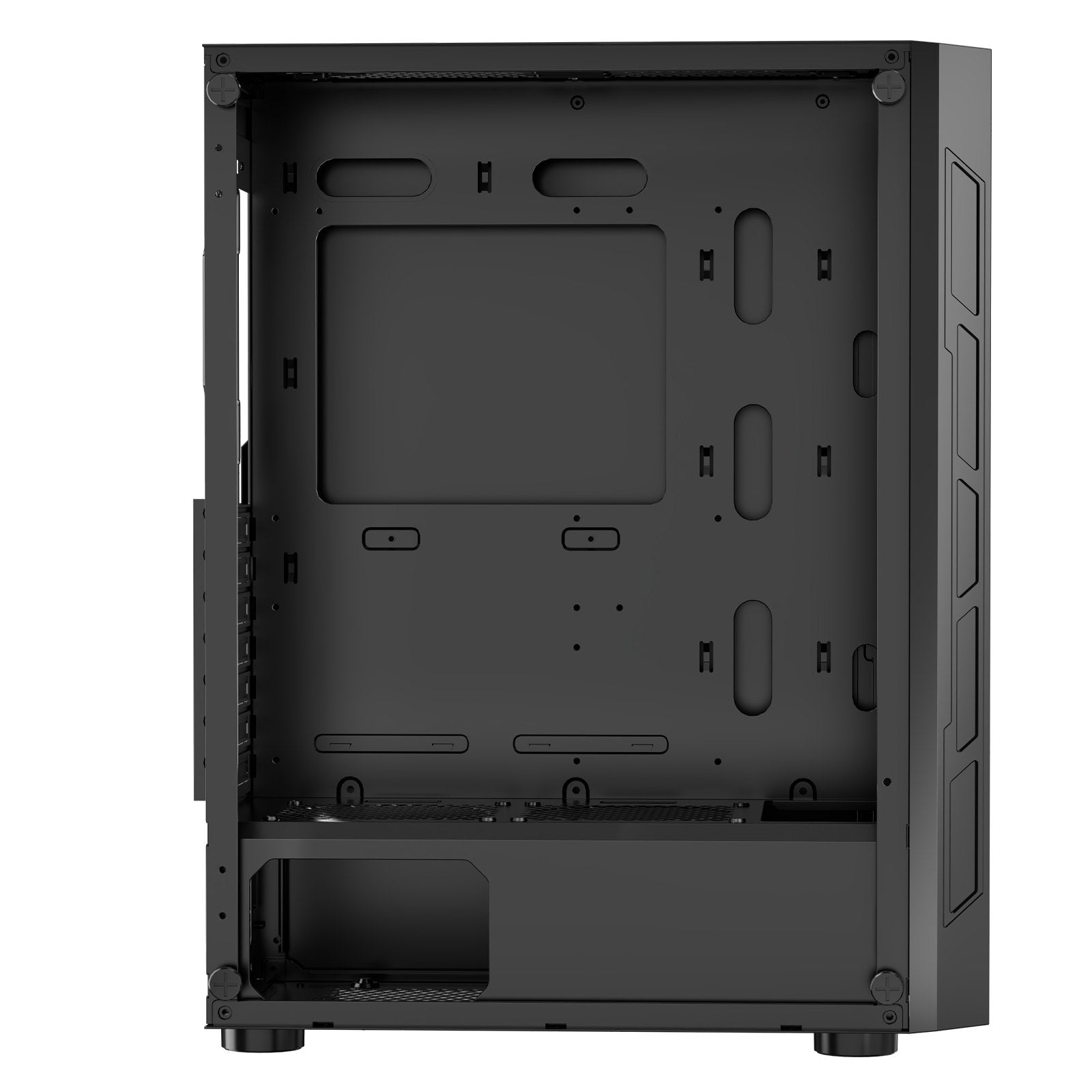 Mid-Tower ATX PC Gaming Case Computer Case Box with 3 x 120 mm ARGB Fans