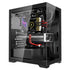 PC Gaming Case Mid-Tower Computer Case with 2 Fans for ATX Motherboard