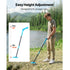 Metal Detector, 101.6 mm, Lightweight Metal Detector with LCD Display, 152.4 mm IP68 Waterproof Search Coil, Adjustable 650-930 mm Gold Detector, Easy to Use, for Detecting Gold Exploration