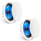 2 PCs 203.2 mm in Ceiling Speakers, 50-Watts, Flush Mount Ceiling & in-Wall Speakers System with Impedance 89dB Sensitivity, for Home Kitchen Living Room Bedroom or Covered Outdoor Porches