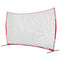 Barricade Backstop Net, 16x10 ft Ball Sports Barrier Netting, Portable Practice Equipment with Carry Bag, Protection Screen for Baseball Softball Lacrosse Soccer Hockey Training, for Backyard