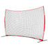 Barricade Backstop Net, 16x10 ft Ball Sports Barrier Netting, Portable Practice Equipment with Carry Bag, Protection Screen for Baseball Softball Lacrosse Soccer Hockey Training, for Backyard