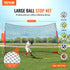 Barricade Backstop Net, 16x10 ft Ball Sports Barrier Netting, Portable Practice Equipment with Carry Bag, Protection Screen for Baseball Softball Lacrosse Soccer Hockey Training, for Backyard