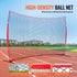 Barricade Backstop Net, 16x10 ft Ball Sports Barrier Netting, Portable Practice Equipment with Carry Bag, Protection Screen for Baseball Softball Lacrosse Soccer Hockey Training, for Backyard