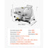 Meat Slicer 180W 250 mm Electric Deli Food Slicer for Meat Bread Cheese