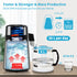 4L Water Distiller 1.5L/H Distilled Water Maker Timing Dual-Temp Silver