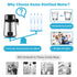 4L Water Distiller 1.5L/H Distilled Water Maker Timing Dual-Temp Silver