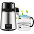 4L Water Distiller 1.5L/H Distilled Water Maker Timing Dual-Temp Silver