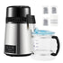 4L Water Distiller Distilled Water Maker 1 L/H w/ Timing Dual-Temp Silver