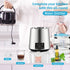 4L Water Distiller Distilled Water Maker 1 L/H w/ Timing Dual-Temp Silver