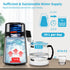 4L Water Distiller Distilled Water Maker 1 L/H w/ Timing Dual-Temp Silver