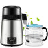 4L Water Distiller Distilled Water Maker 1 L/H w/ Timing Dual-Temp Silver
