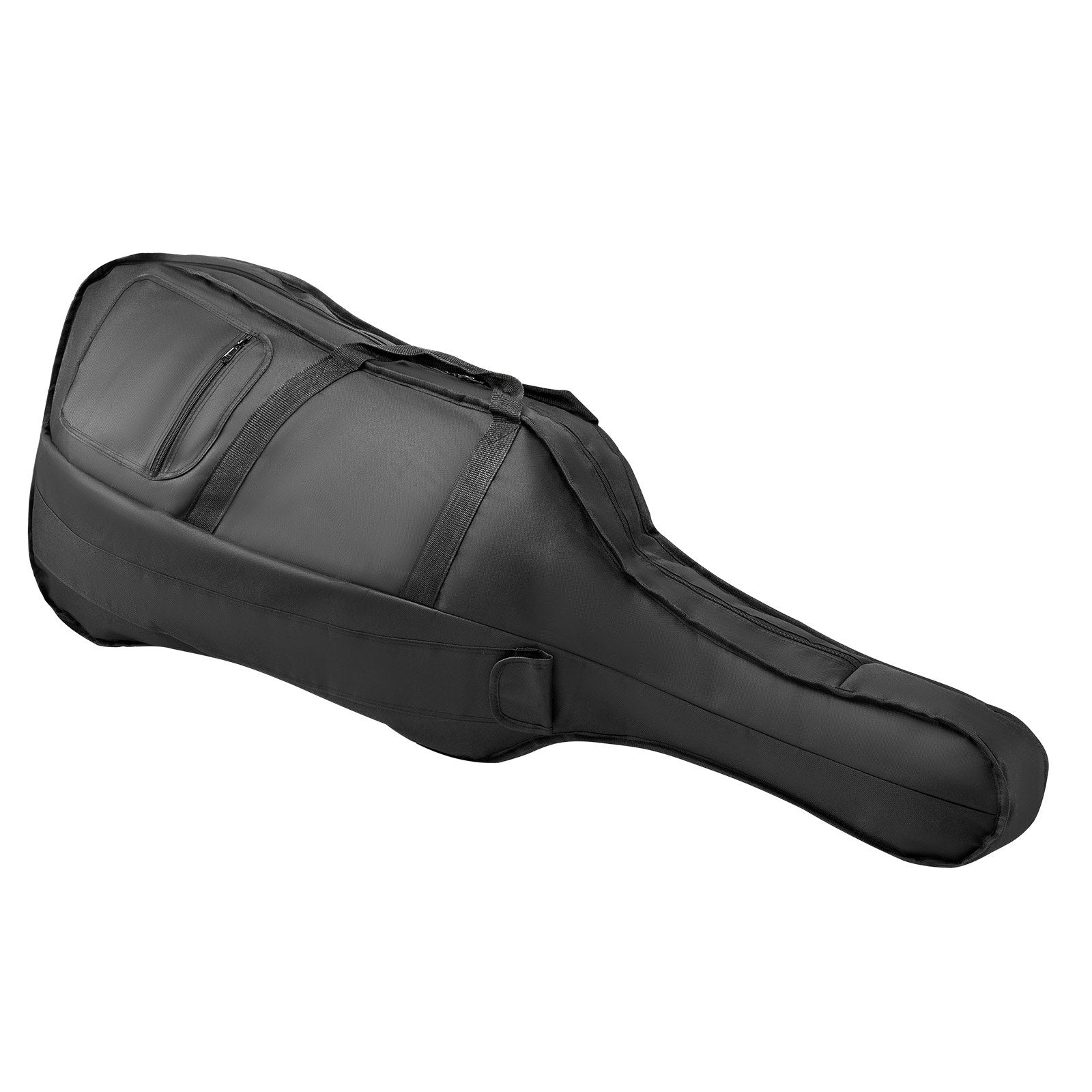 4/4 Full Size Cello Case, Nylon Waterproof, Lightweight Portable Travel Carrying Bag, with Reinforced Handle, Dual Shoulder Straps, Anti-Scratch, Professional Cello-Shape, for Cello, Black